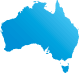 Blue Australia Graphic