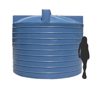 15,000L Round Water Tank