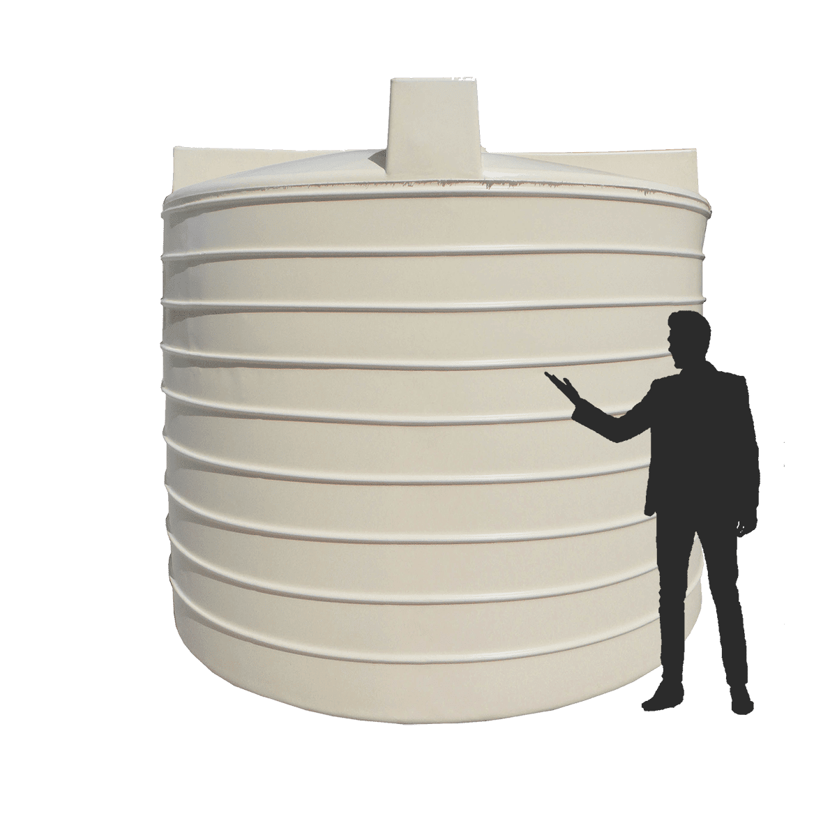 10,000L Round Water Tank