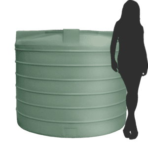 2,000L Round Water Tank Squat