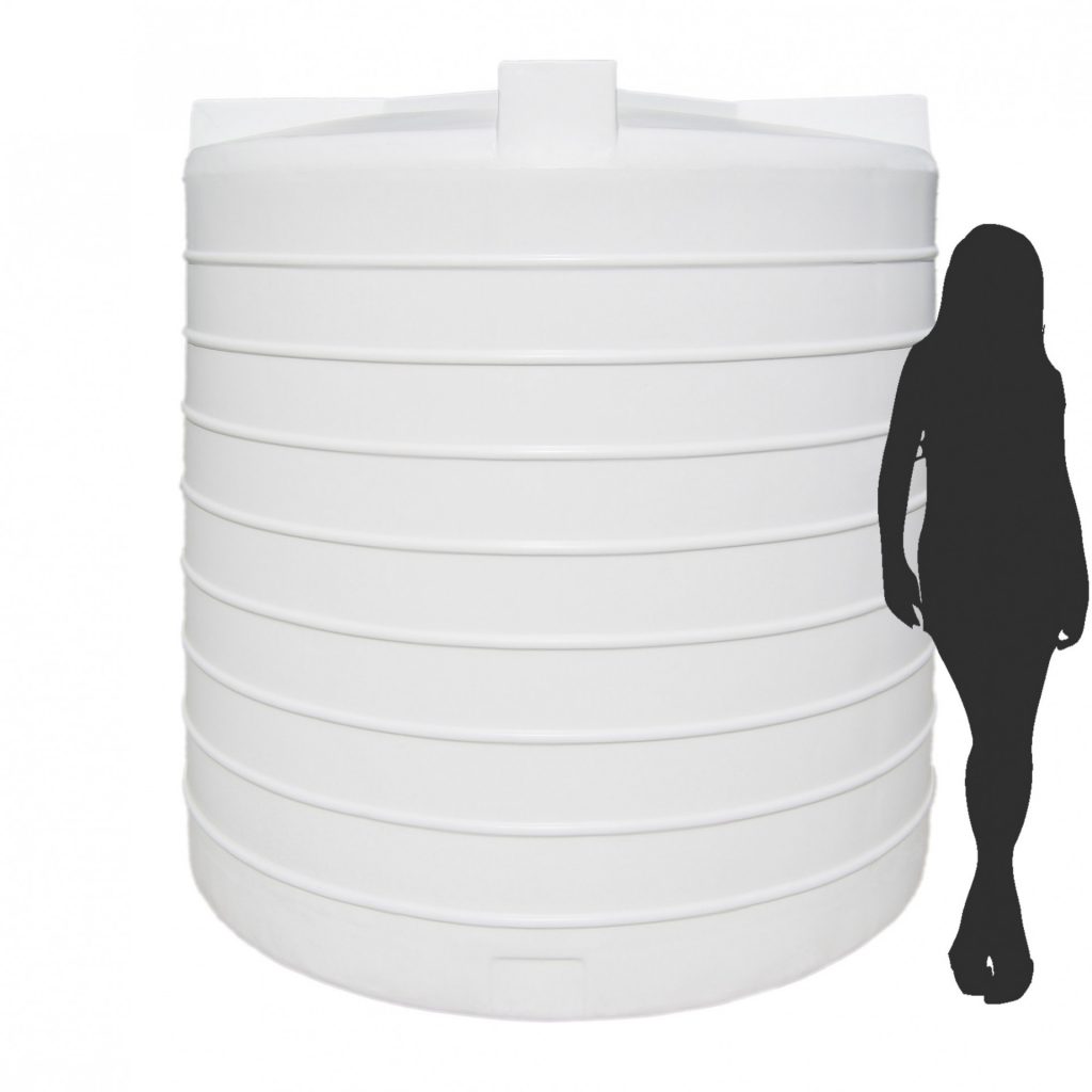 3,000L Round Water Tank