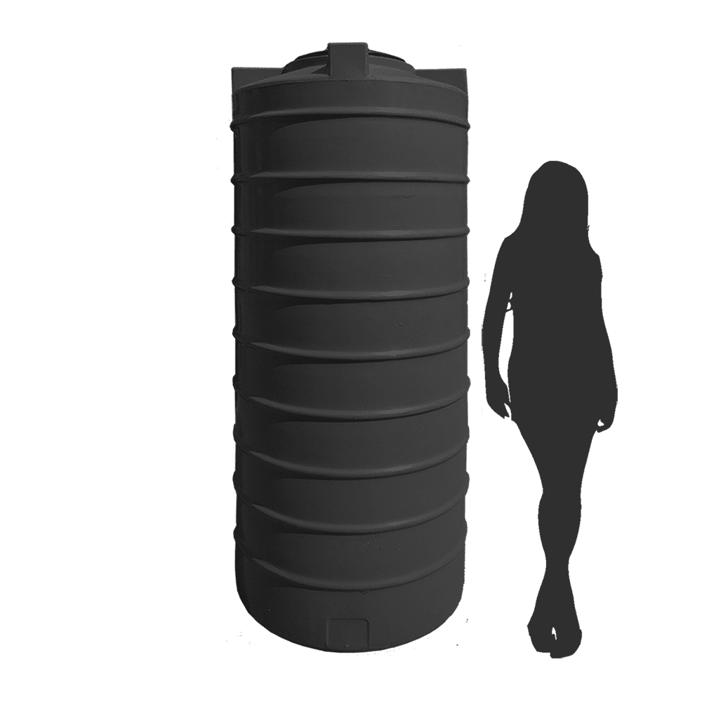 1,000L Round Water Tank Tall