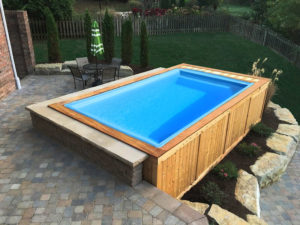 Rectangle Cruiser Pool in deck