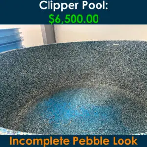 Pebble Look Clipper Pool Special $6,500.00